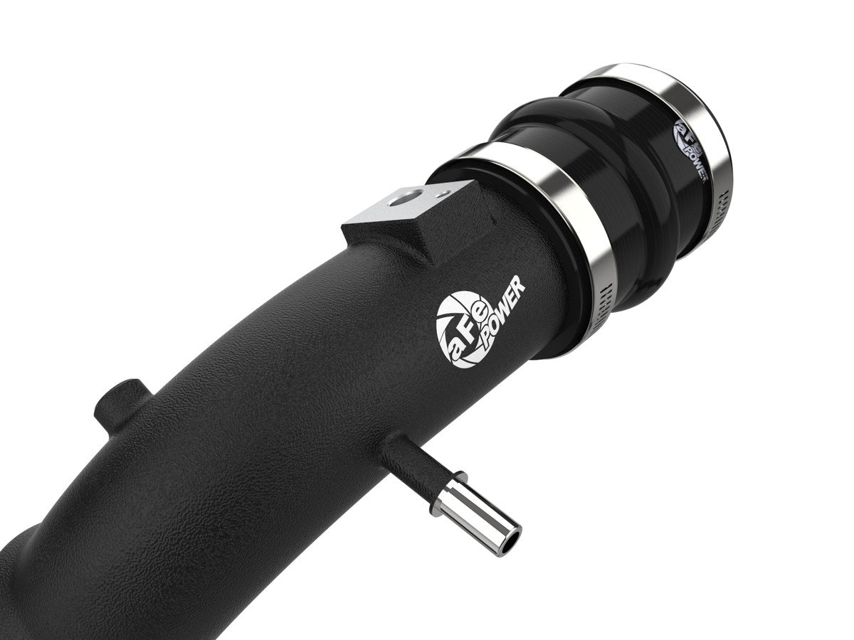 aFe 46-20784-B BladeRunner Aluminum Hot and Cold Charge Pipe Kit Black - view 4