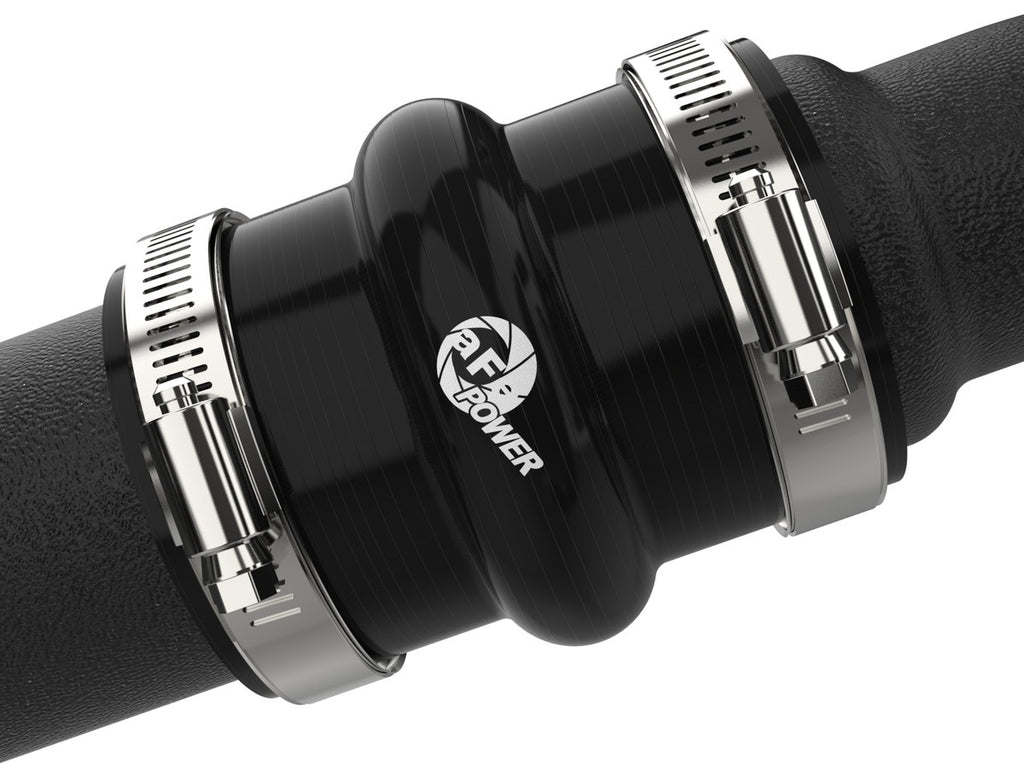 aFe 46-20784-B BladeRunner Aluminum Hot and Cold Charge Pipe Kit Black - view 6