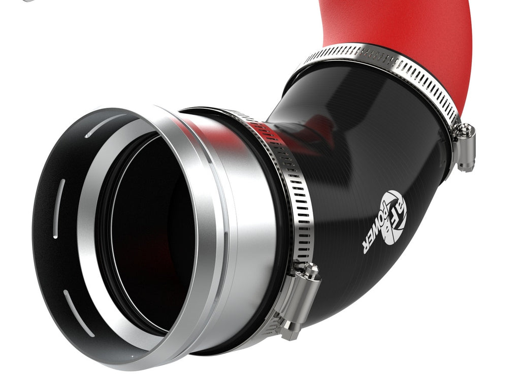 aFe 46-20784-R BladeRunner Aluminum Hot and Cold Charge Pipe Kit Red - view 5