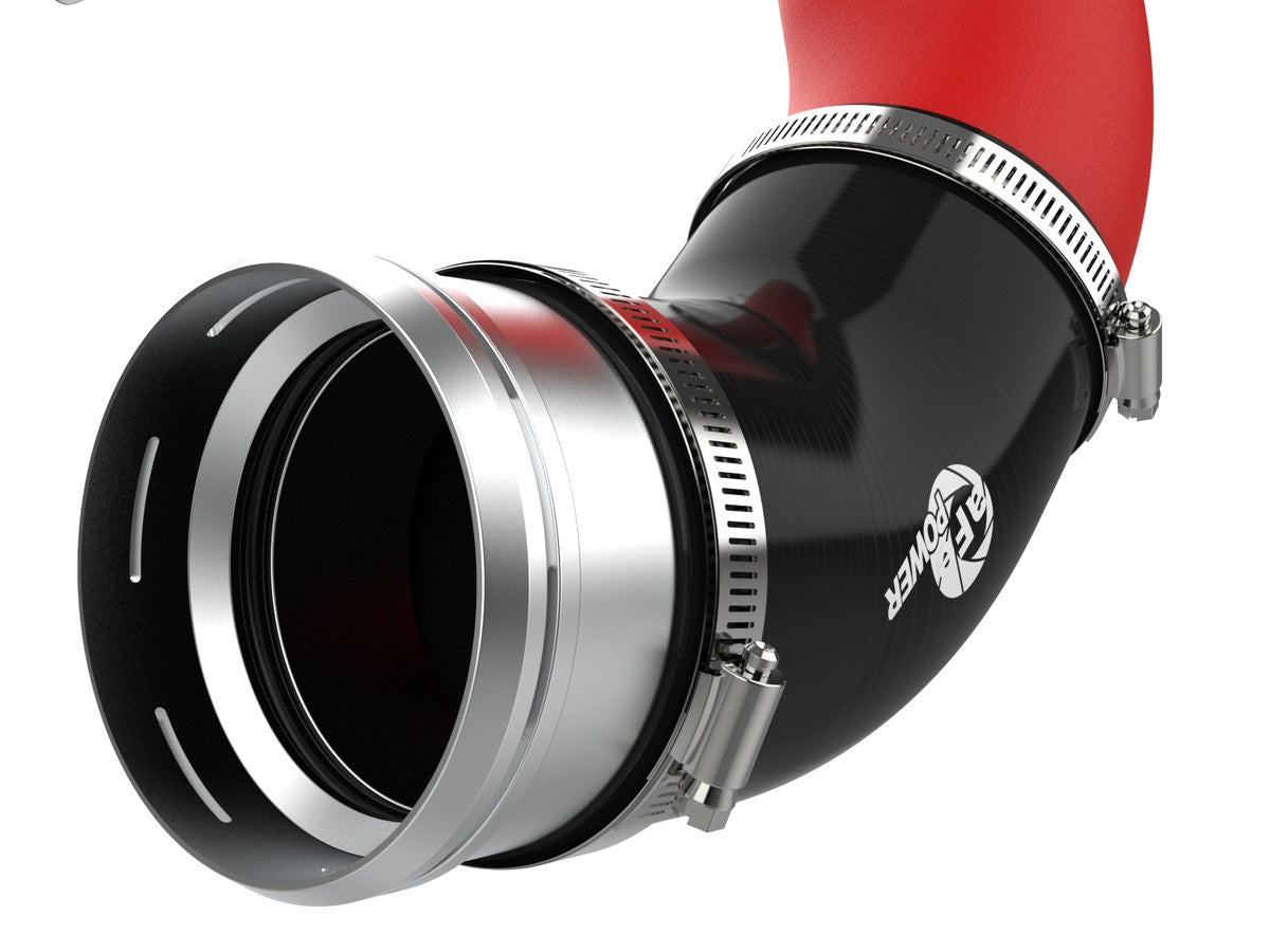 aFe 46-20784-R BladeRunner Aluminum Hot and Cold Charge Pipe Kit Red - view 5