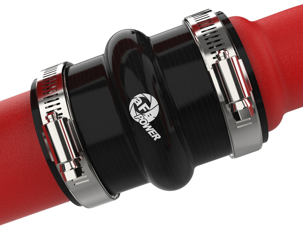 aFe 46-20784-R BladeRunner Aluminum Hot and Cold Charge Pipe Kit Red - view 6