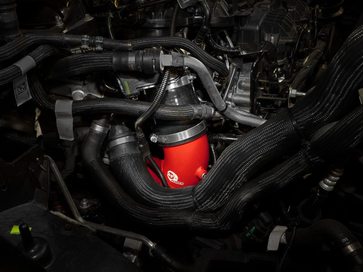 aFe 46-20794-R BladeRunner Aluminum Hot and Cold Charge Pipe Kit Red - view 3