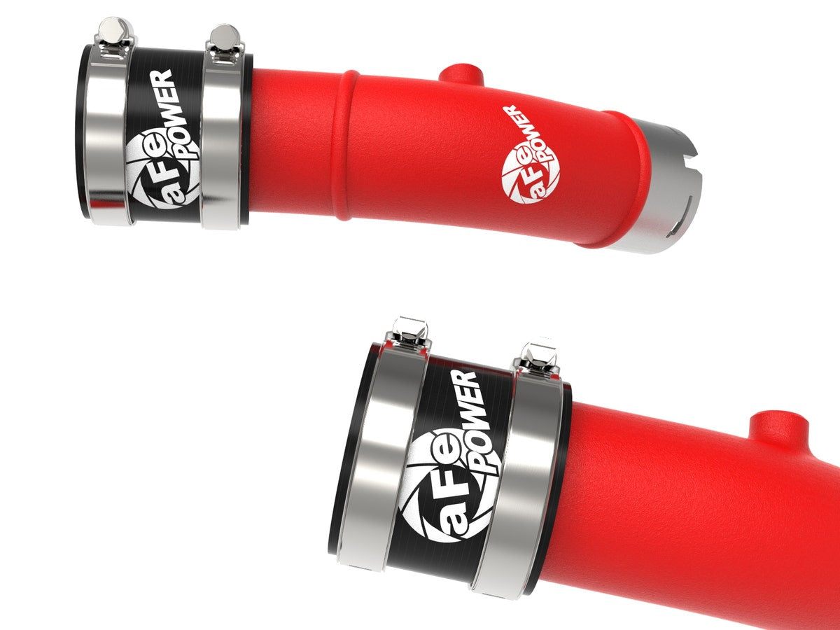 aFe 46-20794-R BladeRunner Aluminum Hot and Cold Charge Pipe Kit Red - view 7