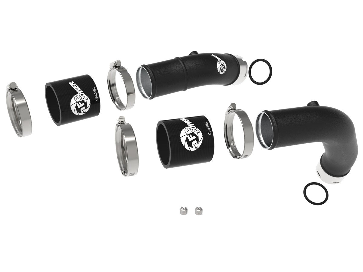 aFe 46-20798-B BladeRunner 2-1/4 IN Aluminum Hot Charge Pipe Kit Black - view 3