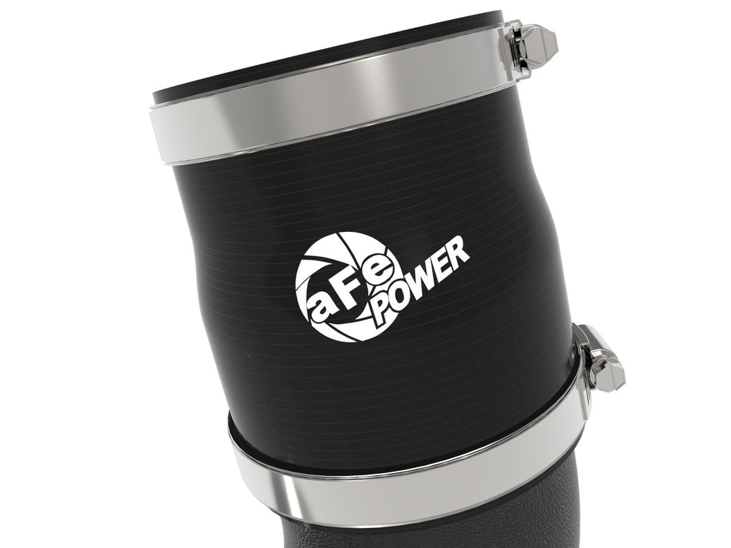 aFe 46-20799-B BladeRunner 3-1/2 IN Aluminum Cold Charge Pipe Kit Black - view 5