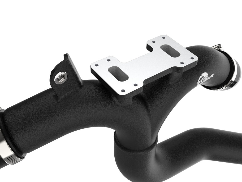 aFe 46-20804-B BladeRunner Aluminum Hot and Cold Charge Pipe Kit Black - view 5