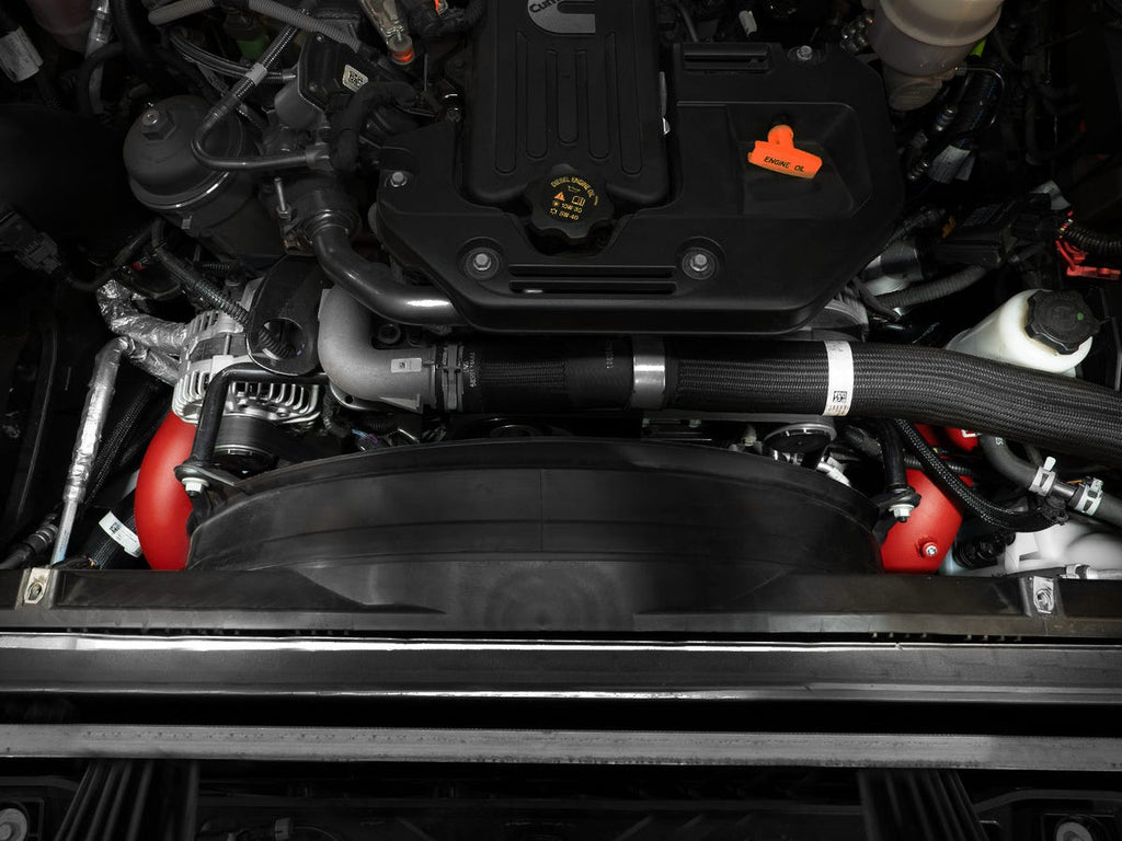 aFe 46-20814-R BladeRunner Aluminum Hot and Cold Charge Pipe Kit Red - view 3
