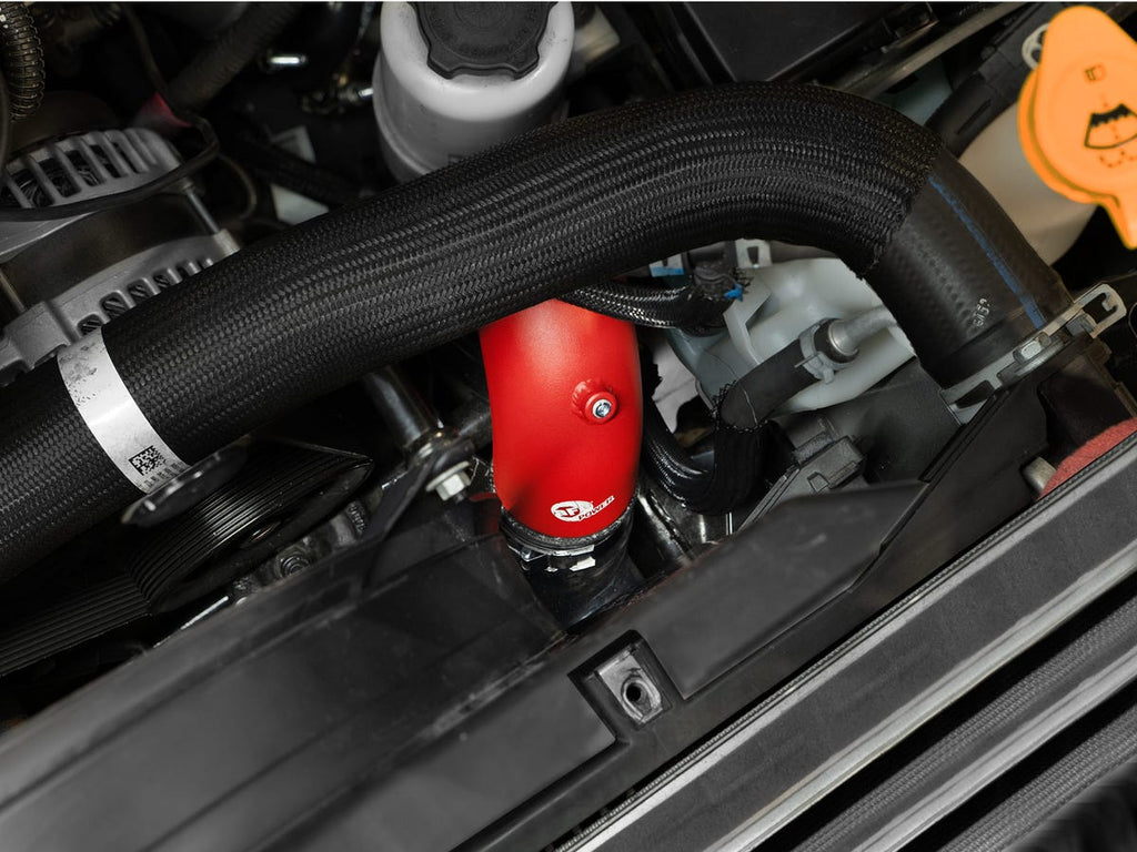 aFe 46-20814-R BladeRunner Aluminum Hot and Cold Charge Pipe Kit Red - view 5