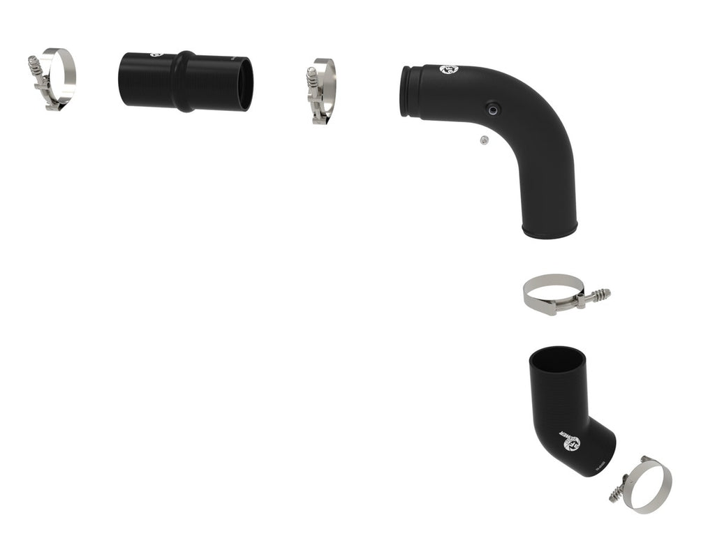 aFe 46-20818-B BladeRunner 3 IN Aluminum Hot Charge Pipe Black - view 2
