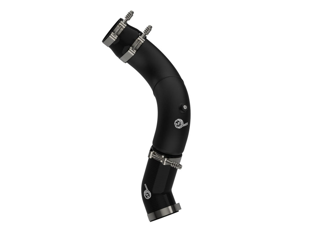 aFe 46-20819-B BladeRunner 3-1/2 IN Aluminum Cold Charge Pipe Black - view 1