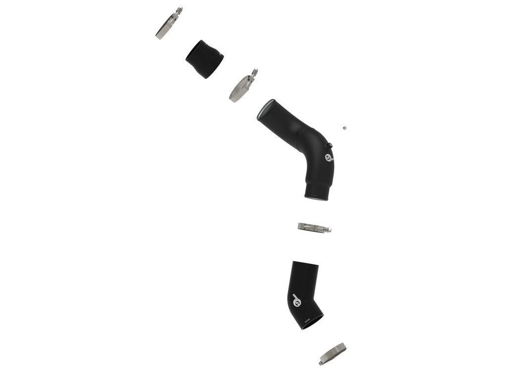 aFe 46-20819-B BladeRunner 3-1/2 IN Aluminum Cold Charge Pipe Black - view 2