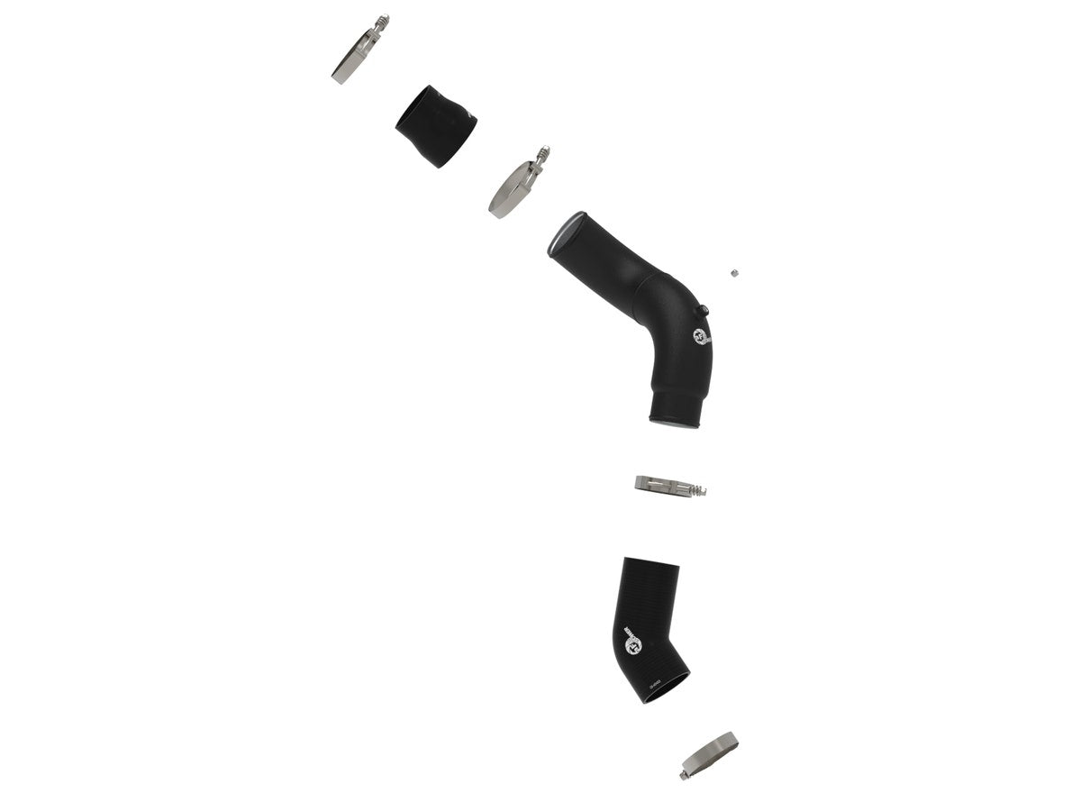 aFe 46-20819-B BladeRunner 3-1/2 IN Aluminum Cold Charge Pipe Black - view 2