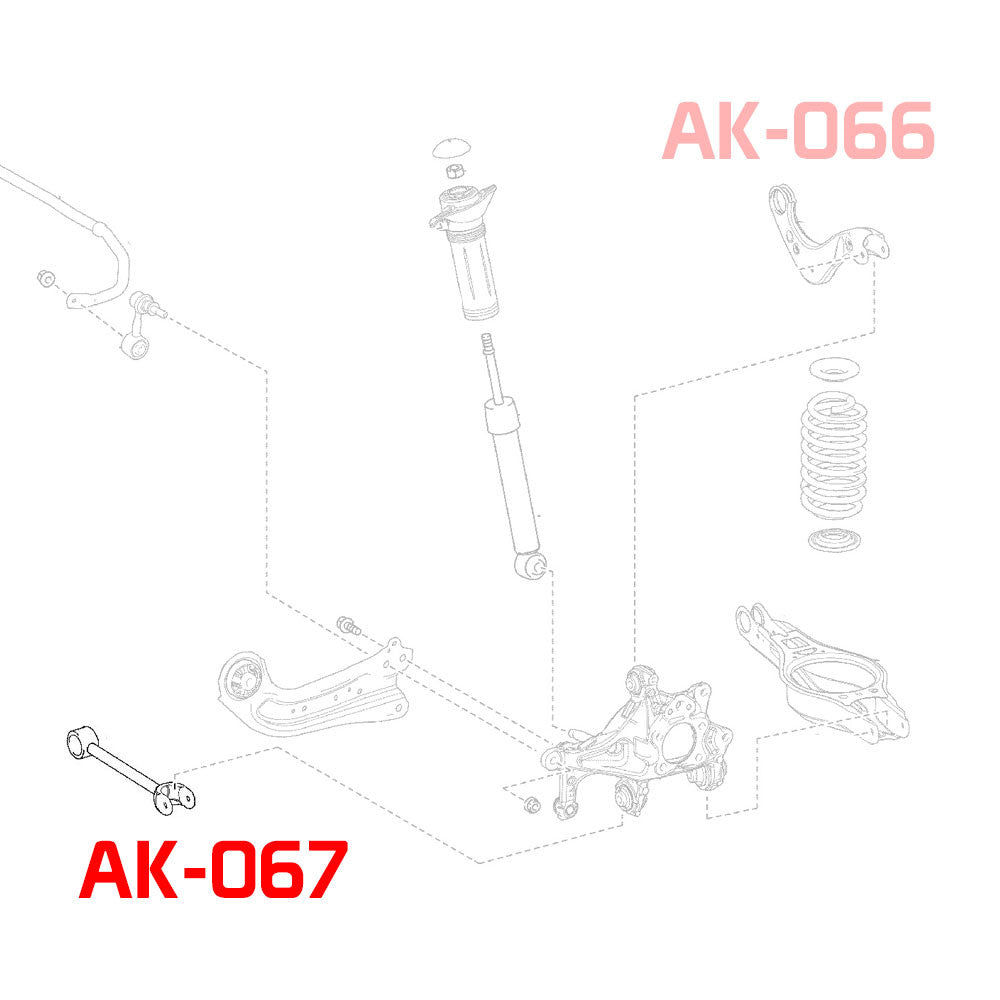 GSP Godspeed Project Adjustable Rear Toe Control Arms - Toyota Corolla Hatchback (E210) 2019-26
