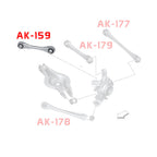 AK-159-B BMW 3-Series F30/F31/F34 rear camber forward arms - view 6