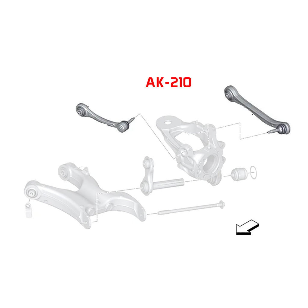 AK-210-E Godspeed Project adjustable rear camber and toe kit for BMW X5 M (F85) - view 6