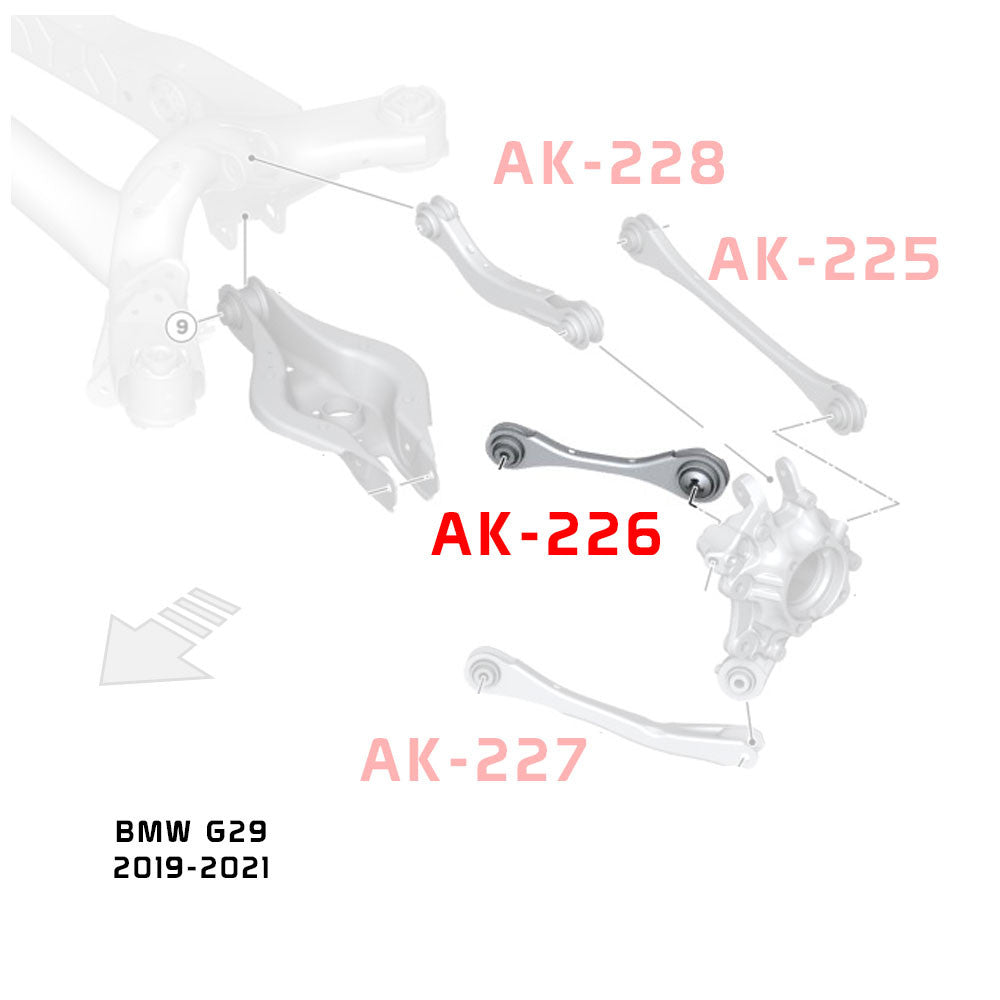 Godspeed Project Adjustable Camber Rear Upper Arms - BMW Z4 (G29) 2019-22 - image 5