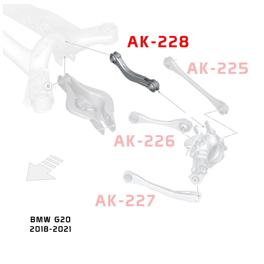Godspeed Project Adjustable Camber Rear Upper Arms - BMW 4-Series (G22/G23/G26) 2020-25 - image 4