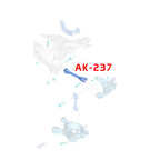 AK-237-F Godspeed Project rear toe arms for Lincoln Nautilus 2021-2024 - installation illustration