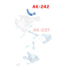 AK-242-D Godspeed Project rear camber arms for Lincoln MKX 2016-2020 - installation illustration