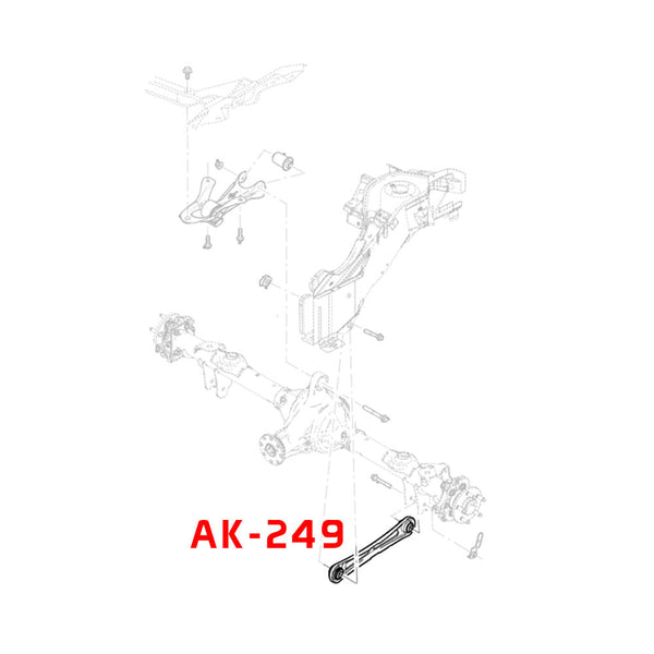 GodSpeed Project (GSP) Adjustable Rear Lower Control Arms Set - Ford Mustang (2005-2014)