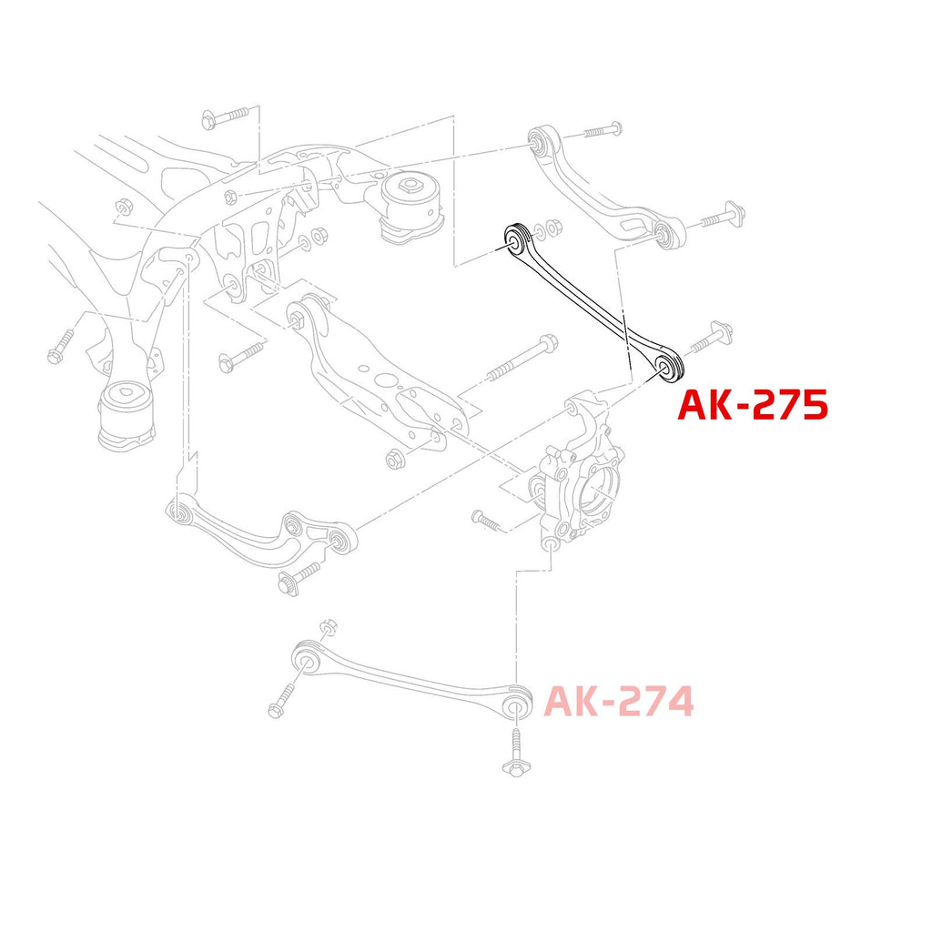 Godspeed Project AK-275-B adjustable rear lateral arms - Audi A5 / A5 Quattro / S5 / RS5 F5 (2018-2023), image 5