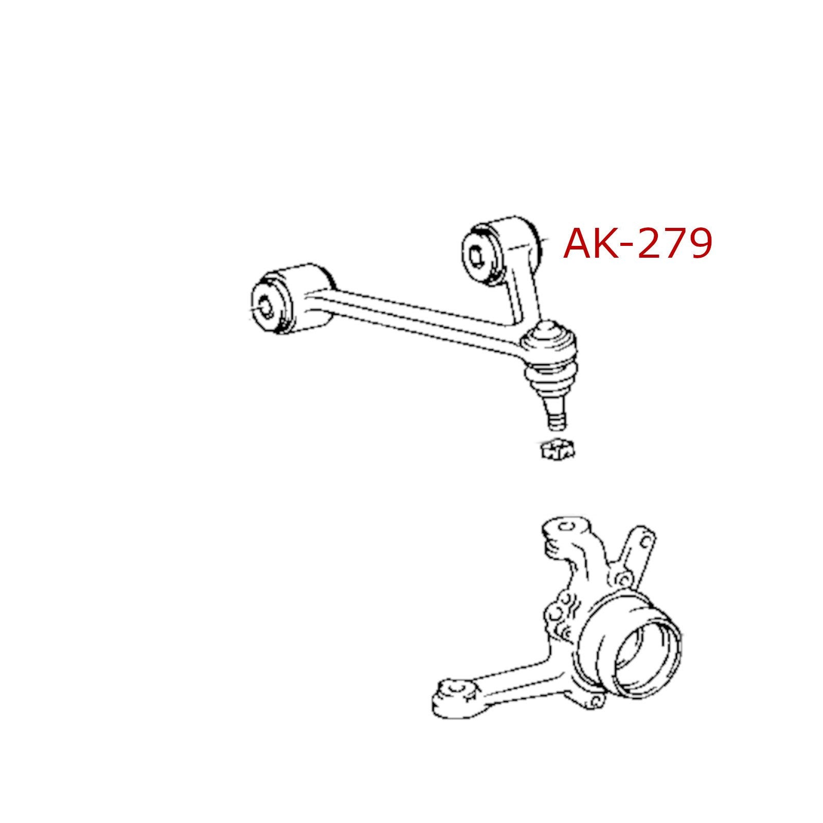 GSP Godspeed Project - Toyota Supra (A80) 1993-98 Adjustable Front Camber Control Arms