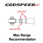 AK-288-C Godspeed rear upper camber arms for 2007-2013 Mitsubishi Outlander (CW) - image 8