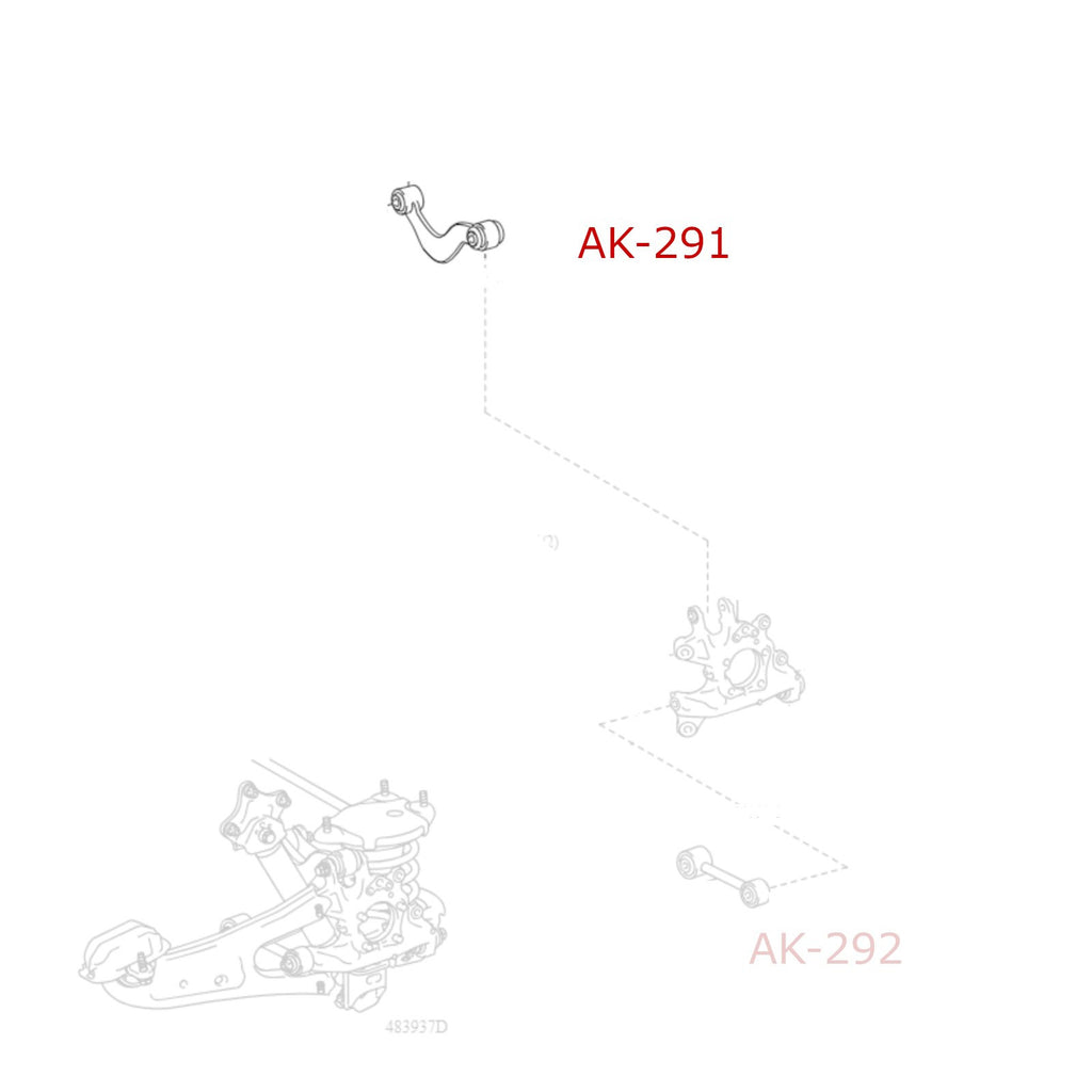 AK-291-C Lexus RX AL20 rear upper camber control arms