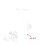 AK-292-C Lexus RX AL20 adjustable rear toe arms