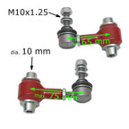 Godspeed Project AK-310-E rear adjustable sway bar end links for Volkswagen Jetta (A7) 2019-2026, dimension diagram
