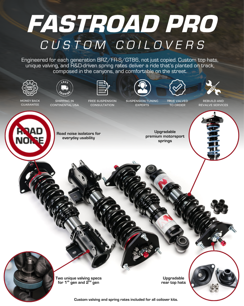 Annex Suspension FastRoad Pro Coilovers - Subaru BRZ (2012-2021) - image 2