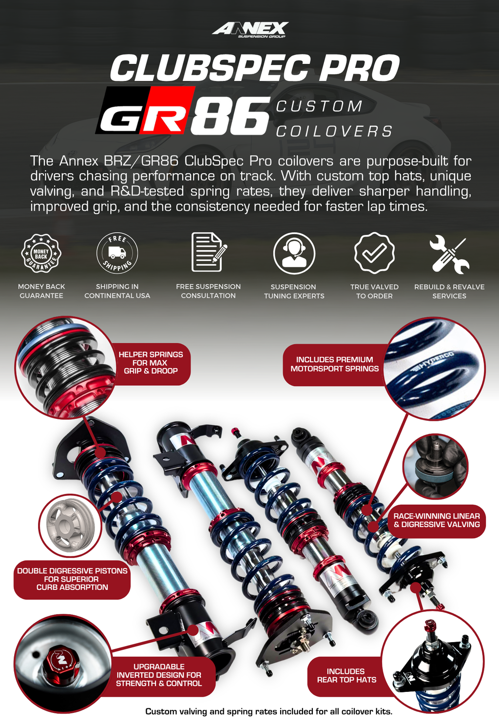 ClubSpec Pro Subaru 2022+ GR86/BRZ