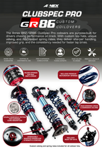 ClubSpec Pro Subaru 2022+ GR86/BRZ