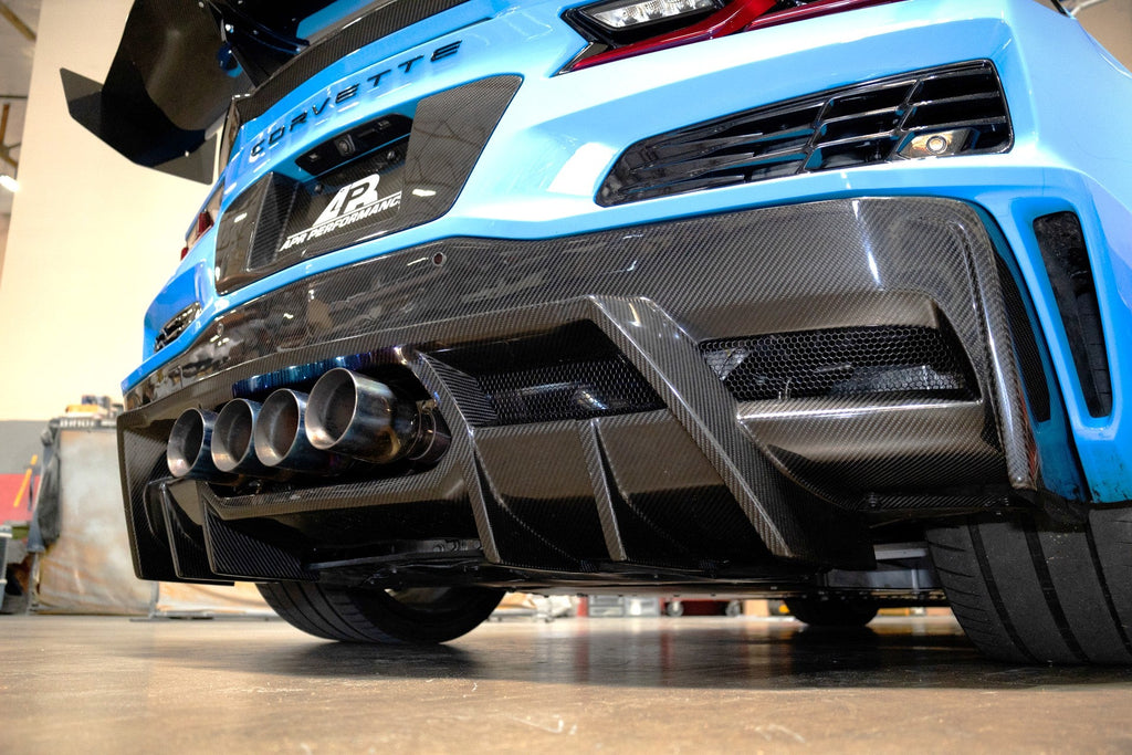 APR Performance AB-208820 Corvette C8 carbon fiber rear diffuser