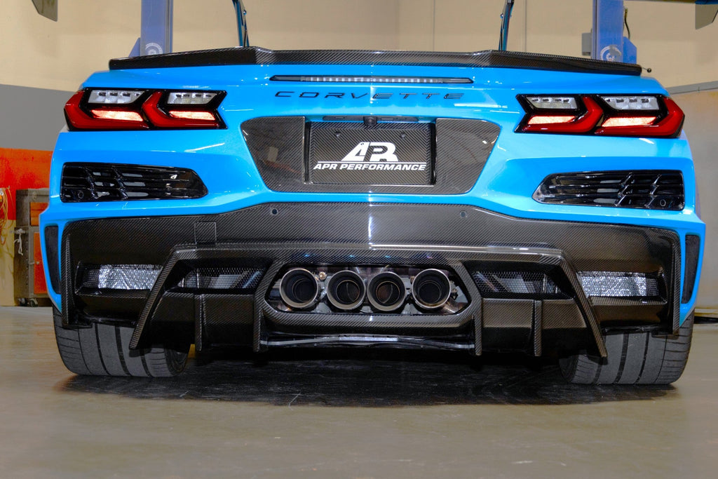 APR Performance AB-208820 Corvette C8 carbon fiber rear diffuser