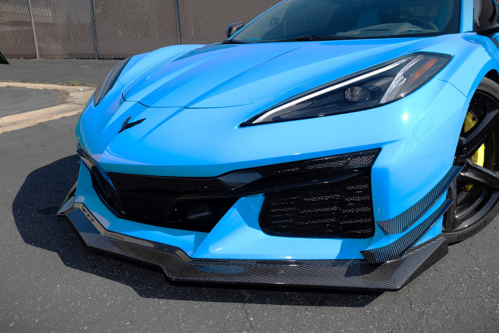 APR Performance FA-208806 Corvette C8 carbon fiber front splitter