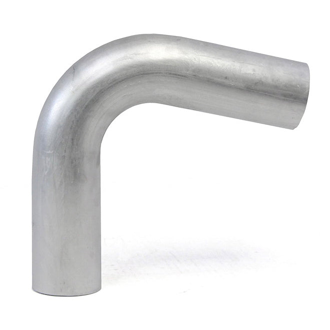 HPS 4 inch OD 100 Degree Bend 6061 Aluminum Elbow 16 Gauge w/ 5 1/2 inch CLR