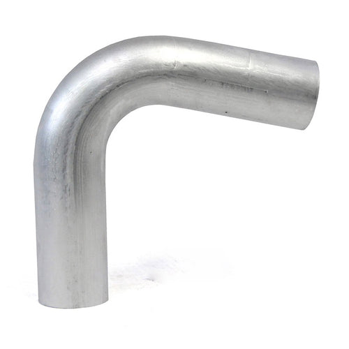 HPS 3 inch OD 110 Degree Bend 6061 Aluminum Elbow 16 Gauge w/ 4-3/4 inch CLR