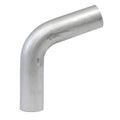 HPS 3.5 inch OD 70 Degree Bend 6061 Aluminum Elbow 16 Gauge w/ 5-5/8 inch CLR