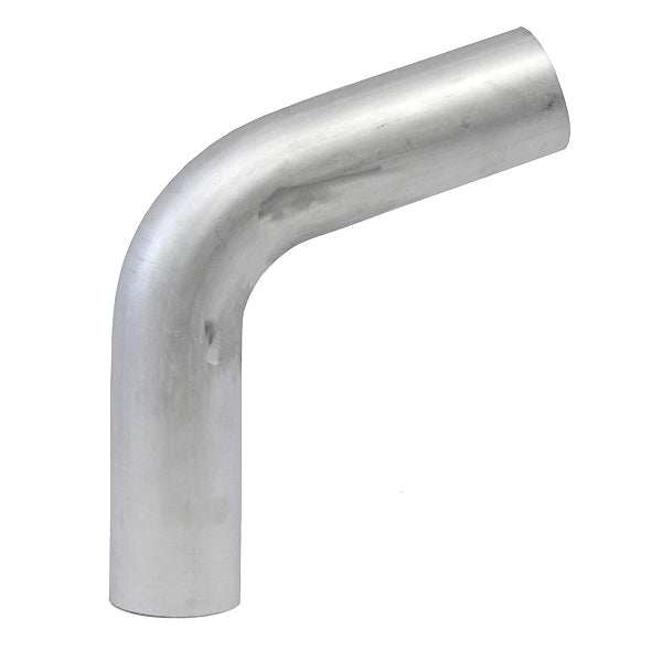 HPS 4 inch OD 70 Degree Bend 6061 Aluminum Elbow 16 Gauge w/ 5 1/2 inch CLR
