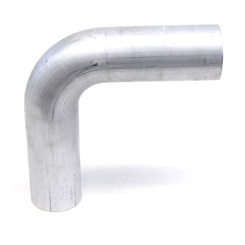 HPS 2 inch OD 90 Degree Bend 6061 Aluminum Elbow 16 Gauge w/ 2 inch CLR