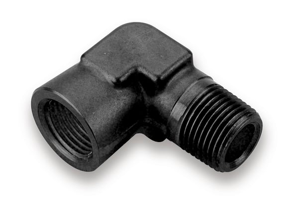 AT991401ERL — EARL'S 90 DEGREE ELBOW FEMALE 1/8" NPT TO MALE 1/8" NPT