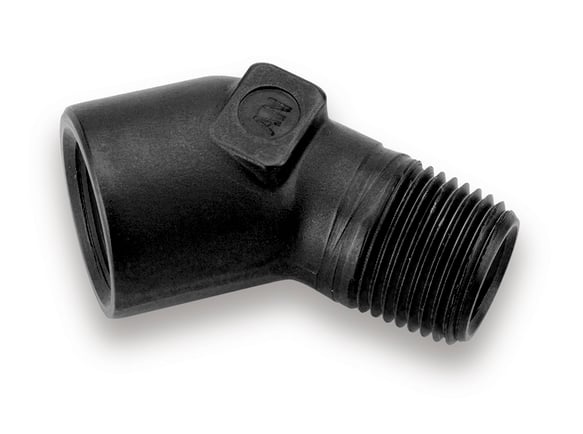 AT991501ERL — EARL'S 45 DEGREE ELBOW FEMALE 1/8" NPT TO MALE 1/8" NPT