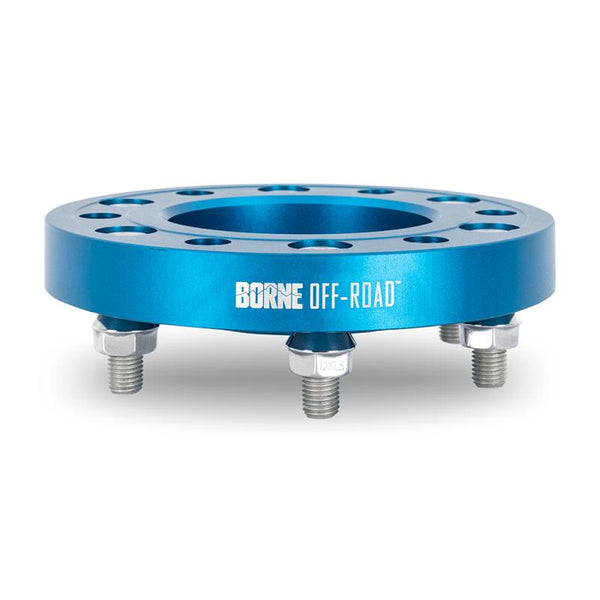 Mishimoto 1.00" / 25mm Borne Off-Road 6X139.7 Wheel Spacers - Blue - Ford Bronco (2021+)