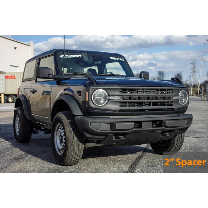 Mishimoto 2.00" / 50mm Borne Off-Road 6X139.7 Wheel Spacers - Black - Ford Bronco (2021+)