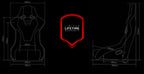 BRAUM FALCON-R racing seat dimensions