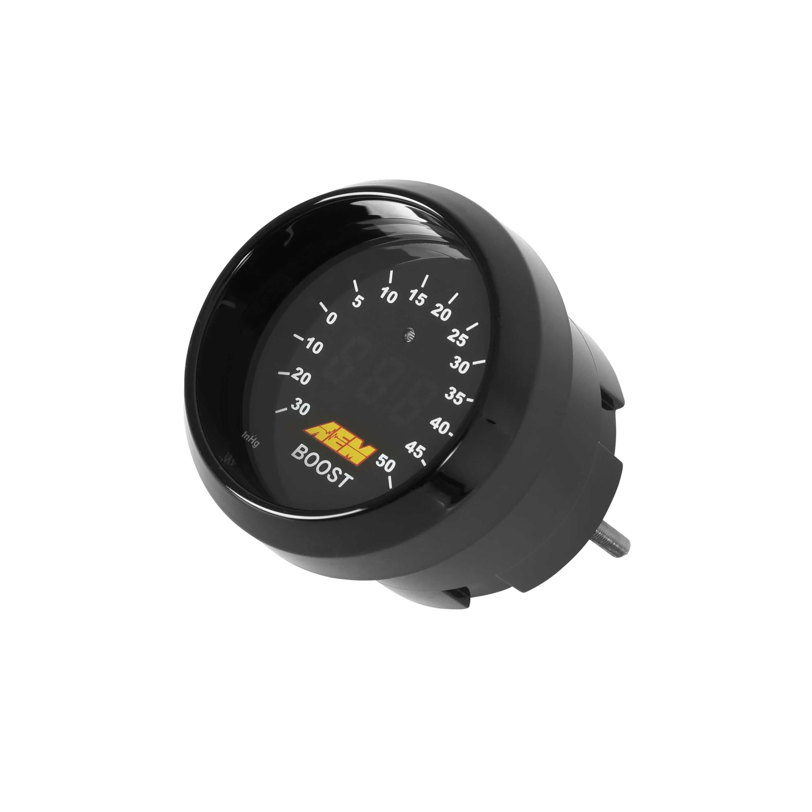 AEM Electronics 52MM Digital Electronic Hi Boost Gauge Meter Kit -30 to 50 PSI