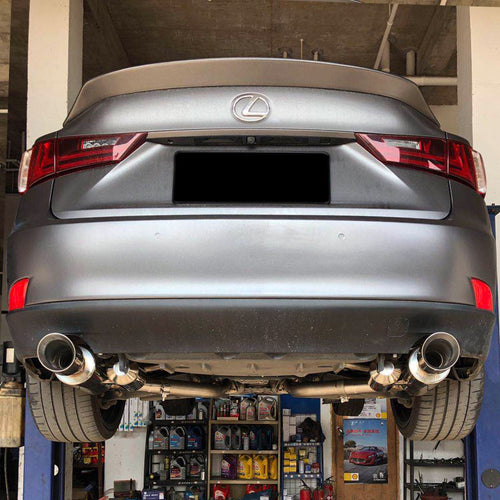 Rev9 Power FlowMaxx 60mm Pipe Stainless Axle-Back Exhaust System - Lexus IS (XE30) (2014-2024)