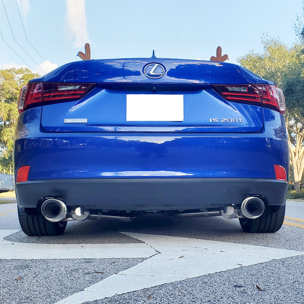 Rev9 Power FlowMaxx 60mm Pipe Stainless Axle-Back Exhaust System - Lexus IS (XE30) (2014-2024)