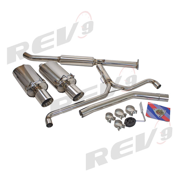 Rev9 Power 2.5" Stainless Catback Exhaust System - Honda Accord Sedan 2.4L (2013-2017)